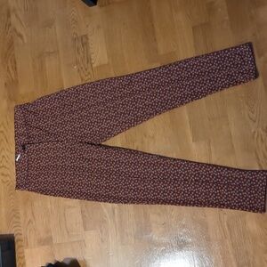 Free People | Burgundy Multi-Geo Pajama Pants | Size: 4